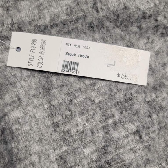 Mia girls sequin hoodie - Picture 4 of 4